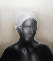 Figura abstracta oscura