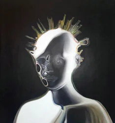 Retrato abstracto surrealista
