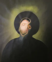 Retrato surrealista oscuro