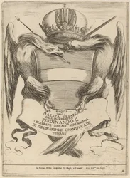 Armas con una dedicación al Gran Duque Fernando II