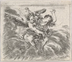 Bóreas y Orithyia, de Juego de Mitología Jeu de la Mythologie, 1644