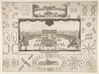 Carrusel en Florencia para el matrimonio del Gran Duque Fernando II, 1637