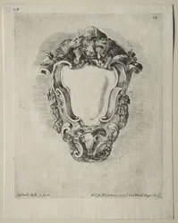 Colección de Varios Caprichos y Nuevos Diseños de Cartuchos y Adornos: No 12