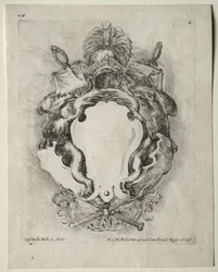 Colección de Varios Caprichos y Nuevos Diseños de Cartuchos y Adornos: No. 4