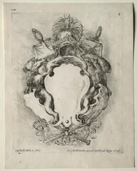 Colección de Varios Caprichos y Nuevos Diseños de Cartuchos y Adornos: No. 4