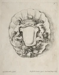 Colección de varios caprichos y nuevos diseños de cartuchos y adornos: No 7