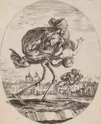 La Muerte llevando a un niño a la derecha, probablemente 1648