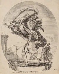 La muerte llevando a una mujer, probablemente 1648