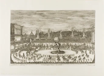 Ballet ecuestre en el anfiteatro de los Jardines de Boboli
