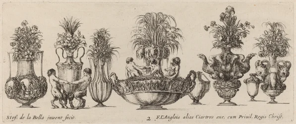 Jarrones fantásticos, probablemente 1646