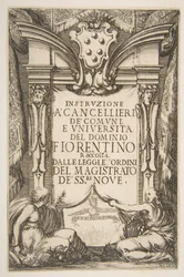 Portada de la Instruzione a Cancellieri
