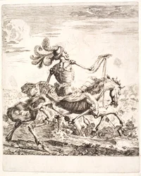 La Muerte en un campo de batalla