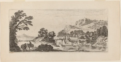 Paisaje con puente