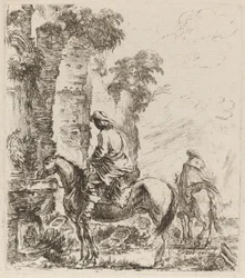 Paisaje con Jinetes