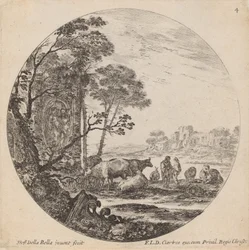 Paisaje con Ruinas Romanas, 1646