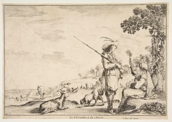 El florentino en la caza, ca. 1654