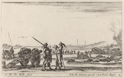 Oficial dando órdenes a un centinela, c. 1641