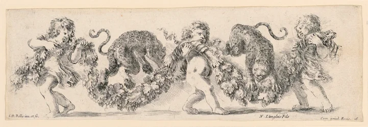 Ornamenti di fregi e fogliami