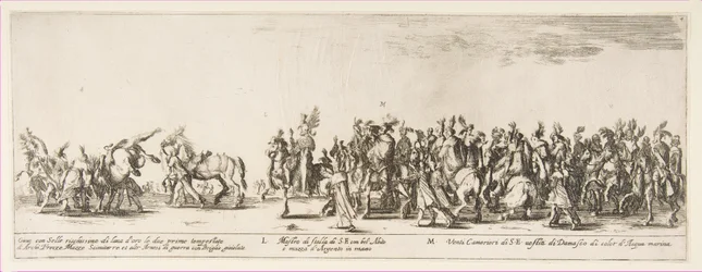 Parte de la entrada de la Legación Polaca L y M, 1633