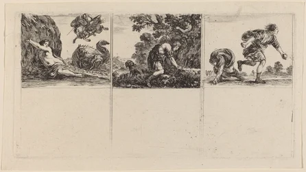 Perseo y Andrómeda, Céfalo y Procris, Hipómenes y Atalanta, 1644