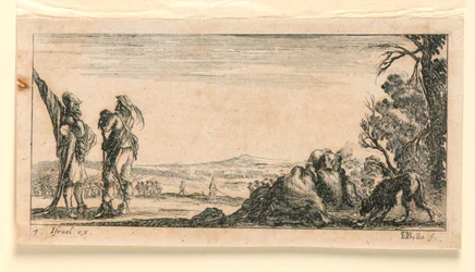 Lámina 7, de "Diseños de algunas conducciones de tropas, cañones y ataques de ciudades"