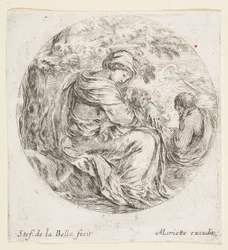 Descanso en la huida a Egipto, ca. 1641