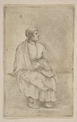 Eclesiástico sentado, ca. 1662