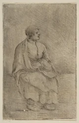 Eclesiástico sentado, ca. 1662