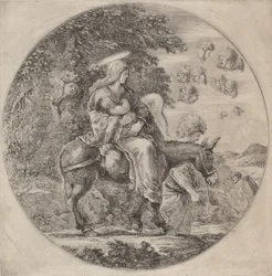 La Huida a Egipto, probablemente 1662