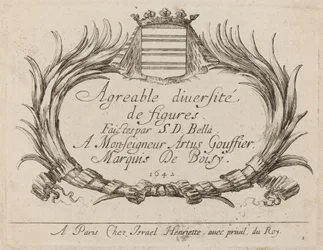 Página de título para Agreable diversite de figures, 1642