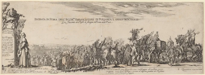 Página de Título para "Entrada en Roma de Su Excelencia el Embajador Polaco"