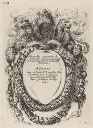 Página de título para Nouvelles inventions de Cartouches, 1647