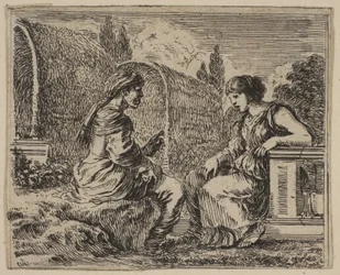 Vertumno y Pomona, de Juego de Mitología, 1644