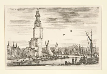 Vista de Ámsterdam, de la serie Vistas de puertos marítimos