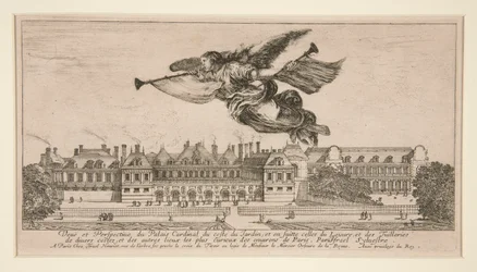 Veue et Perspective du Palais Cardinal (Vista y perspectiva del Palacio Cardinal)