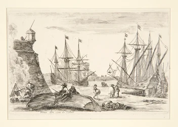 Vista de un Rincón de Calais (Vue d