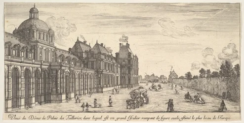 Vista de la cúpula del Palacio de las Tullerías
