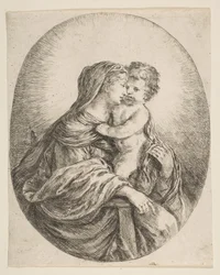 Virgen Abrazando al Niño Jesús, ca. 1641