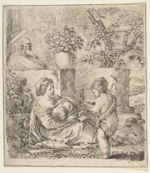 Virgen y Niño con San Juan Bautista y Santa Isabel, ca. 1641