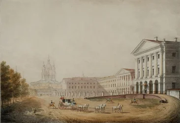 El Instituto Smolny para Nobles Doncellas en San Petersburgo, 1823