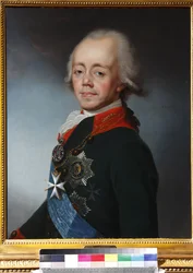 Retrato del emperador Pablo I de Rusia (1754-1801)
