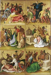 Martirio de los Apóstoles. Panel derecho