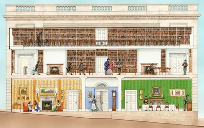 Armagh Robinson Library, Armagh, N.away001 (tinta y acuarela)