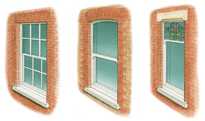 British Window Styles, c.1750-1910 (tinta y acuarela)