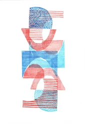 1961 VI, 2016 (impresión linograbada sobre papel)