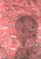 Fundición III, 2015 (monocopia sobre papel)