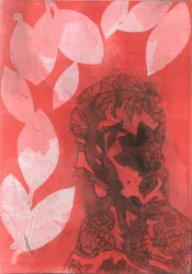 Fundición II, 2015 (monocopia sobre papel)