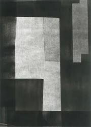 Nocturnus V, 2015 (monocopia sobre papel)