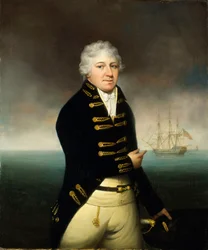 Retrato de un capitán de la Compañía de las Indias Orientales, c.1800 (pintura al óleo)