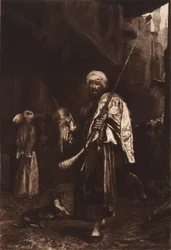 El vendedor de ropa vieja, El Cairo